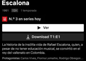 Escalona Netflix